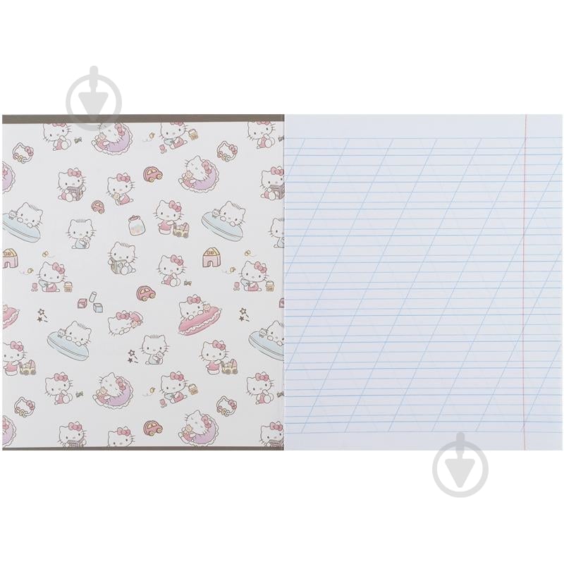 Набір зошитів 12 арк. коса лінія Hello Kitty 5 шт. KITE - фото 3