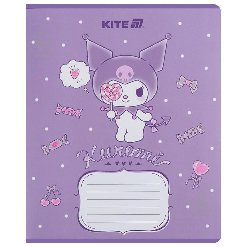 Набір зошитів 12 арк. лінійка Kuromi 5 шт. KITE - фото 2