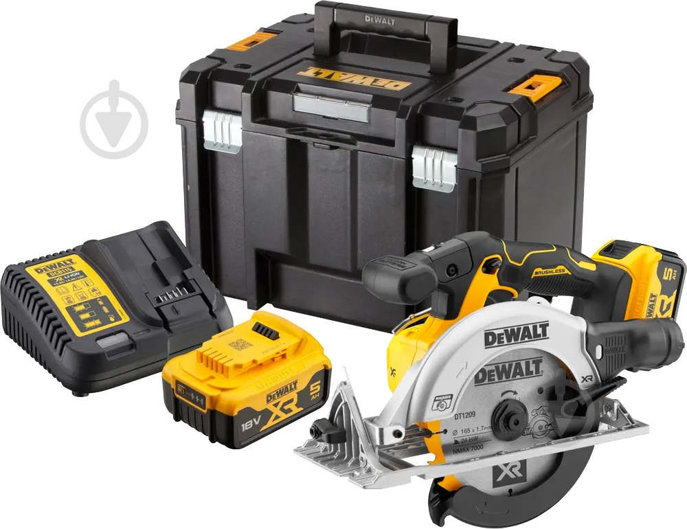 Пила дисковая DeWalt DCS565P2 - фото 1