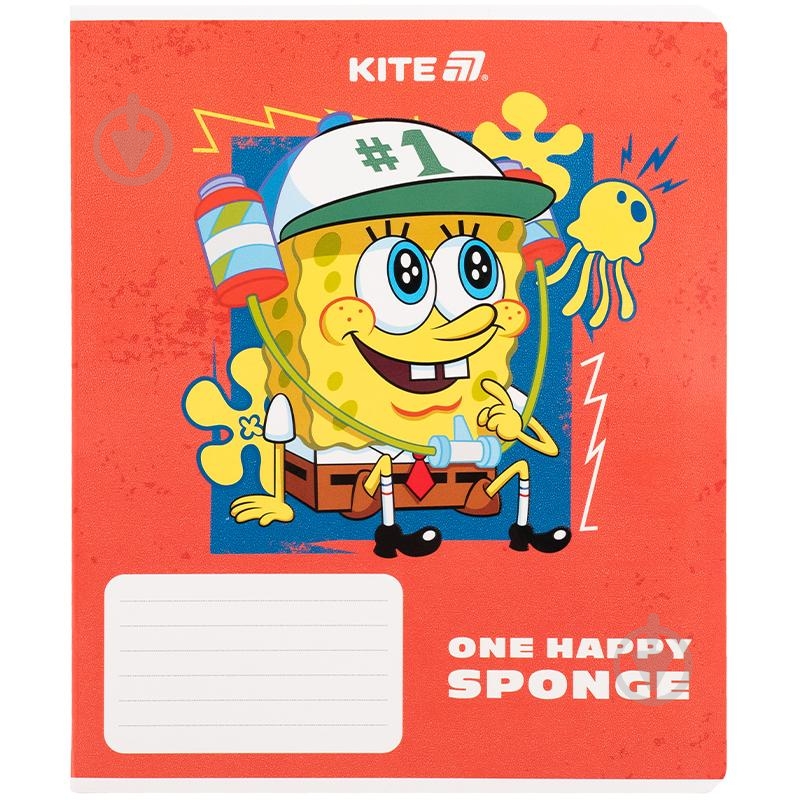 Набір зошитів 18 арк. клітинка Sponge Bob 5 шт. KITE - фото 2