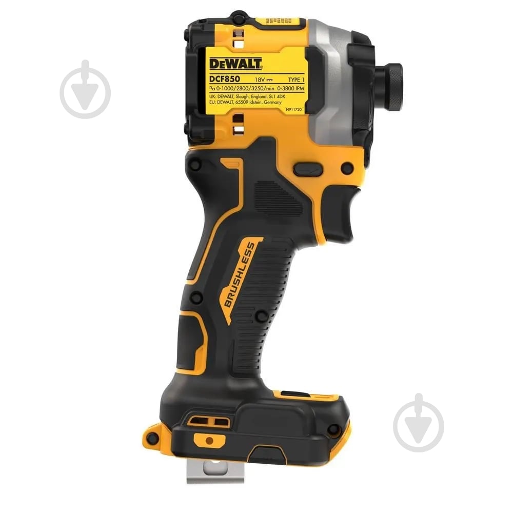 Шуруповерт ударный аккумуляторный DeWalt DCF850NT - фото 4