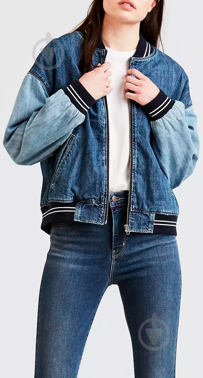 Куртка жіноча LEVIS 56634;0000 р.L синя - фото 2