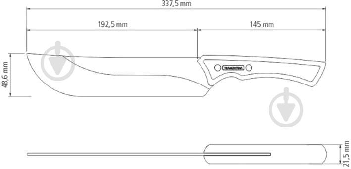 Нож для мяса Tramontina Churrasco Black 203 мм 22843/108 - фото 3 Нож для мяса Tramontina Churrasco Black 203 мм 22843/108 - фото 3