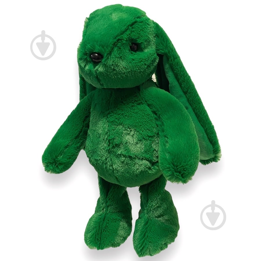 М'яка іграшка Stip Кролик 35 см темно-зелений - фото 1