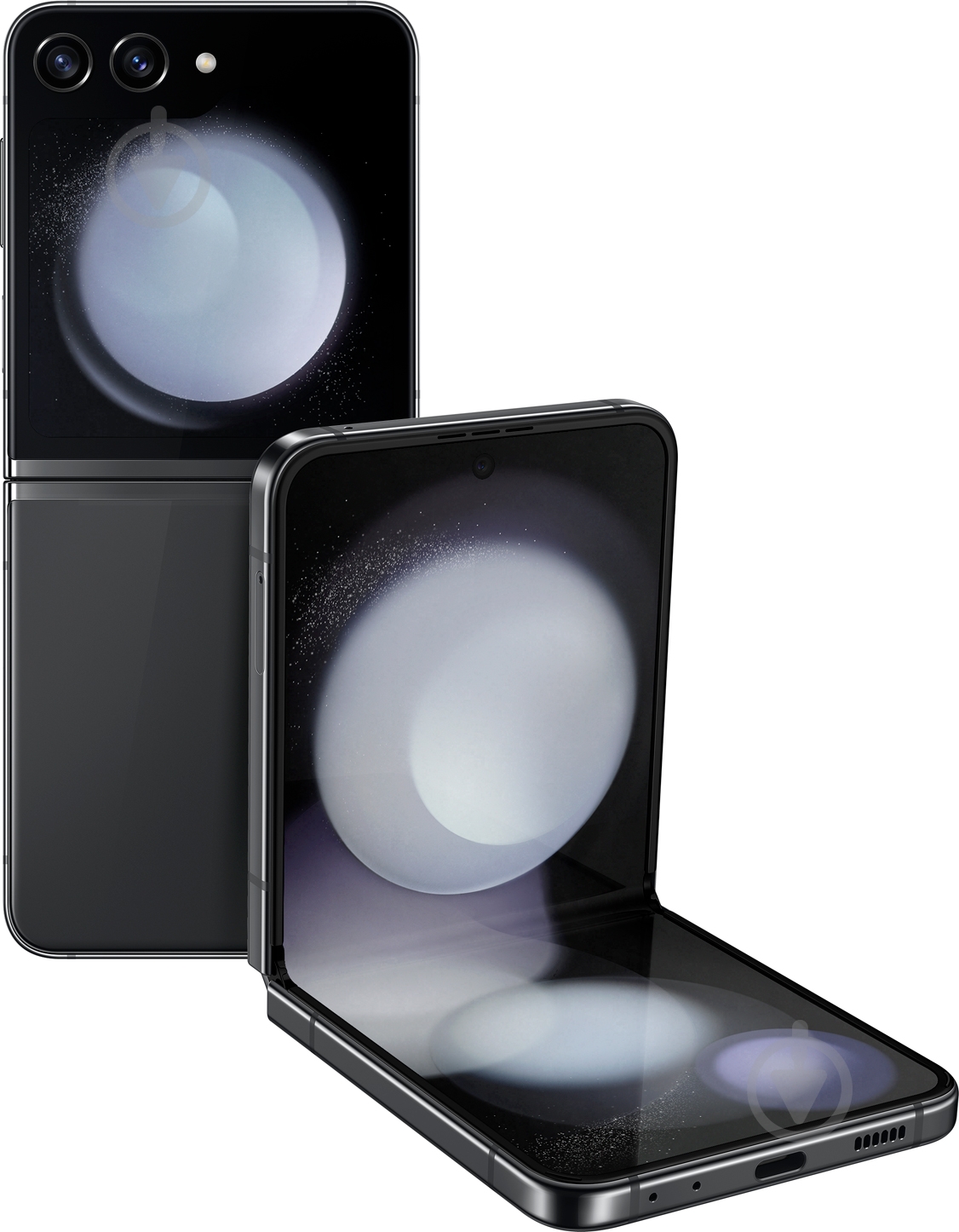 Смартфон Samsung Galaxy Flip5 8/256GB graphite (SM-F731BZAGSEK) - фото 1 Смартфон Samsung Galaxy Flip5 8/256GB graphite (SM-F731BZAGSEK) - фото 1