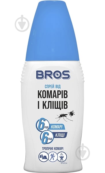 Спрей від кліщів та комарів Bros 100 мл - фото 1