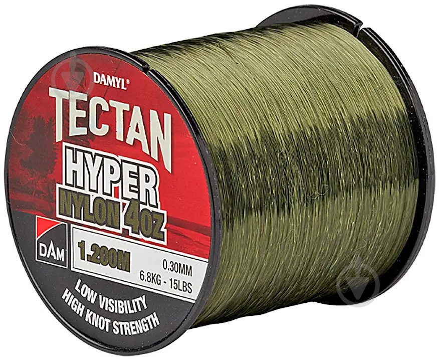 Леска DAM Damyl Tectan Hyper (dark green) 650м 0,4мм 11,2кг - фото 1 Леска DAM Damyl Tectan Hyper (dark green) 650м 0,4мм 11,2кг - фото 1