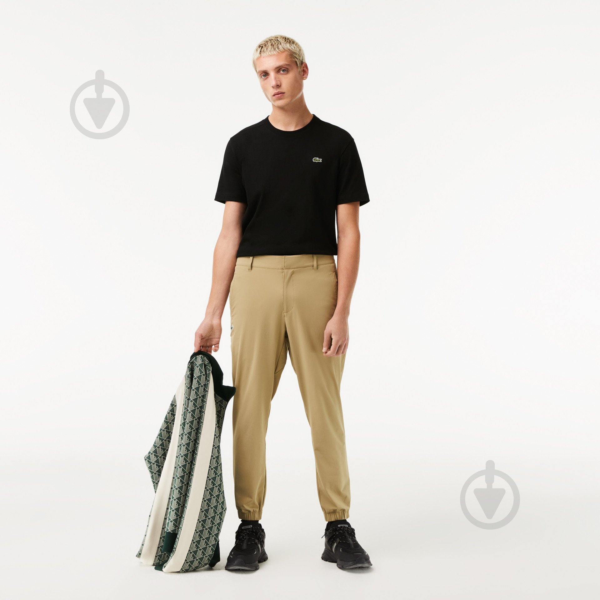 Футболка Lacoste Technical Cotton Tennis T-Shirt TH7618031 р.4 черный - фото 6