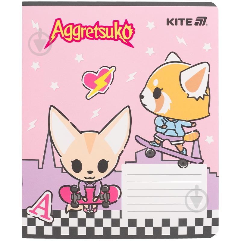 Набір зошитів 18 арк. клітинка Aggretsuko 5 шт. KITE - фото 2 Набір зошитів 18 арк. клітинка Aggretsuko 5 шт. KITE - фото 2