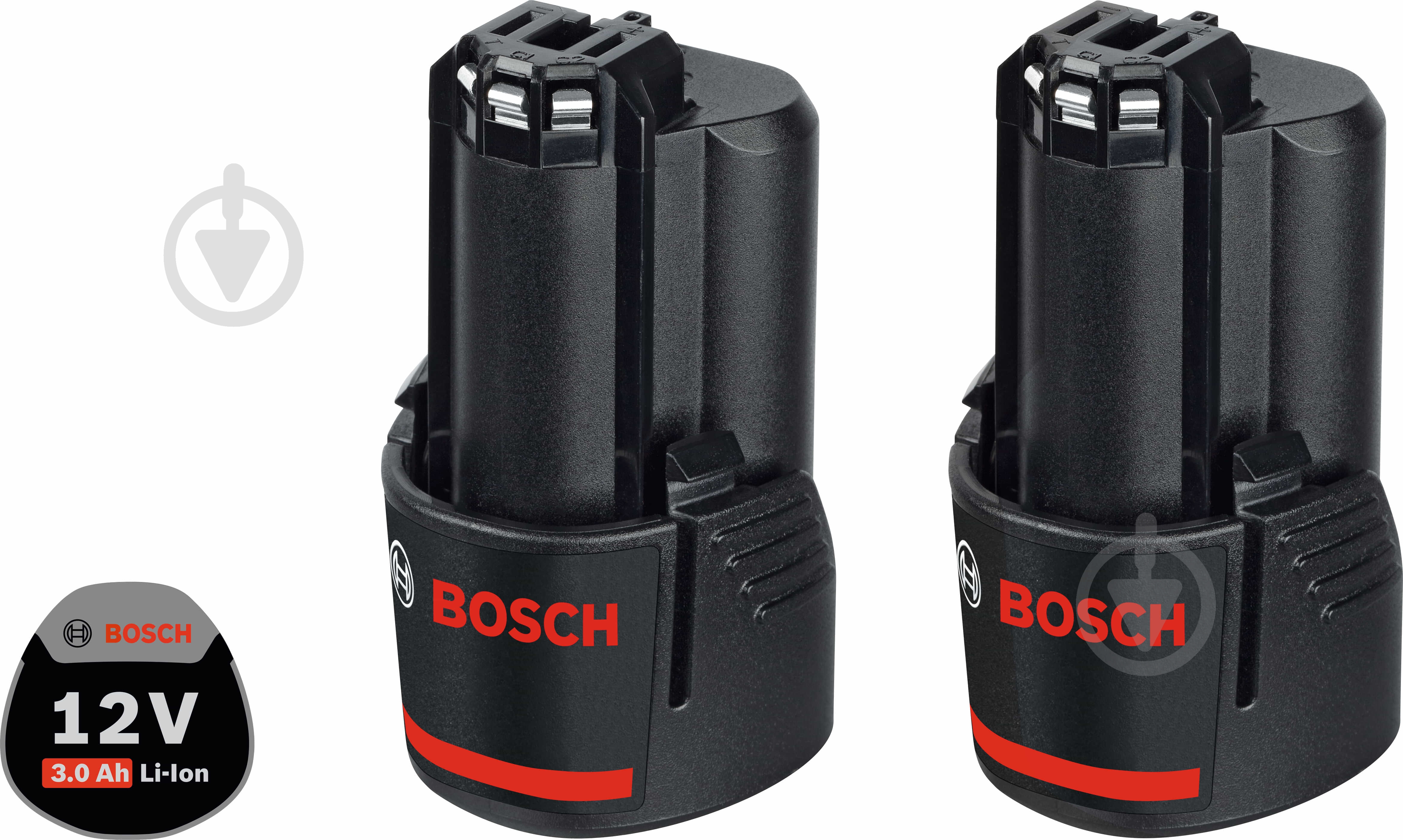 Аккумулятор Bosch Professional 12,0V 3Ah Battery Pack 2 x GBA 1600A00X7D - фото 1