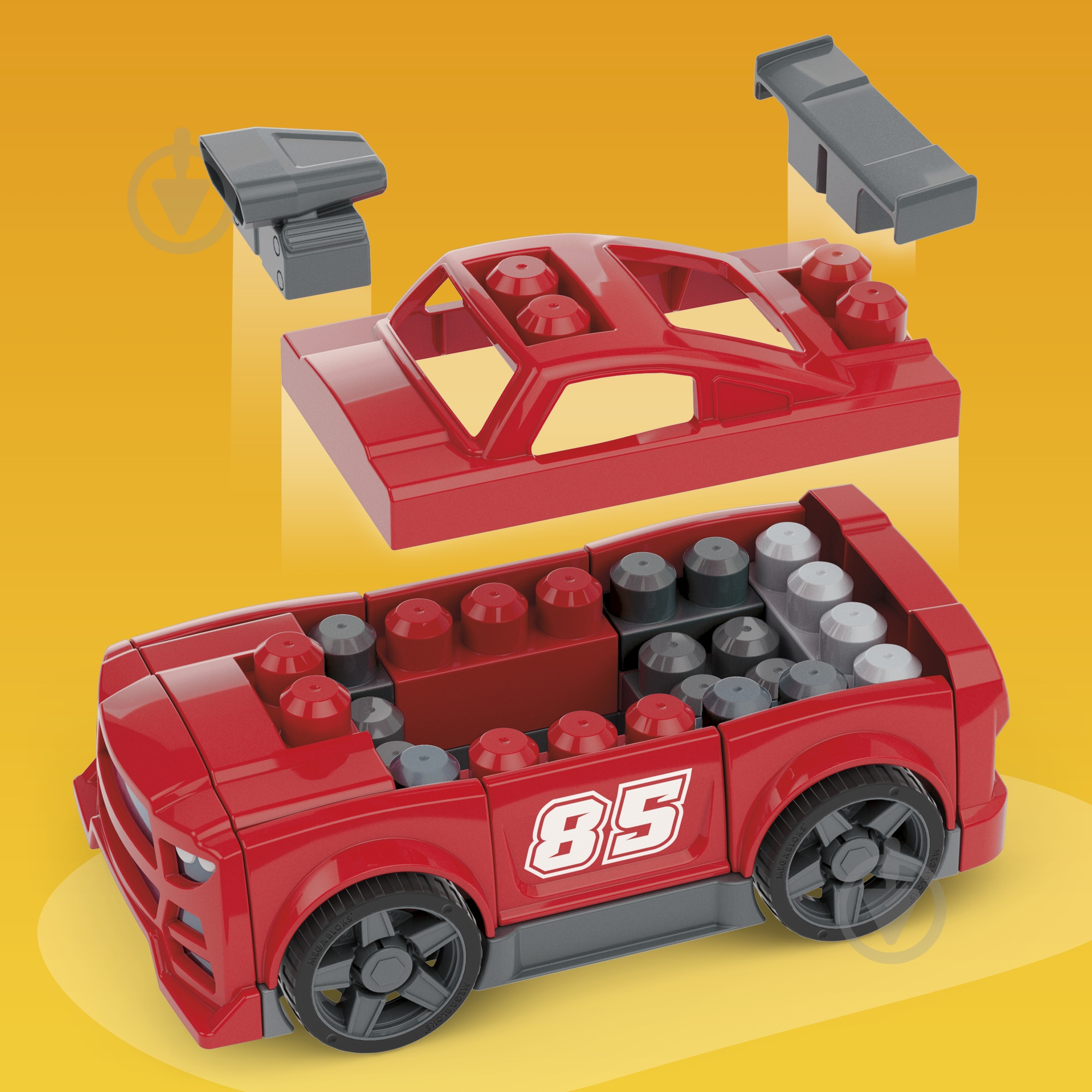 Конструктор Mega Bloks 3-в-1 "Гоночный автомобиль" JKG35 - фото 3