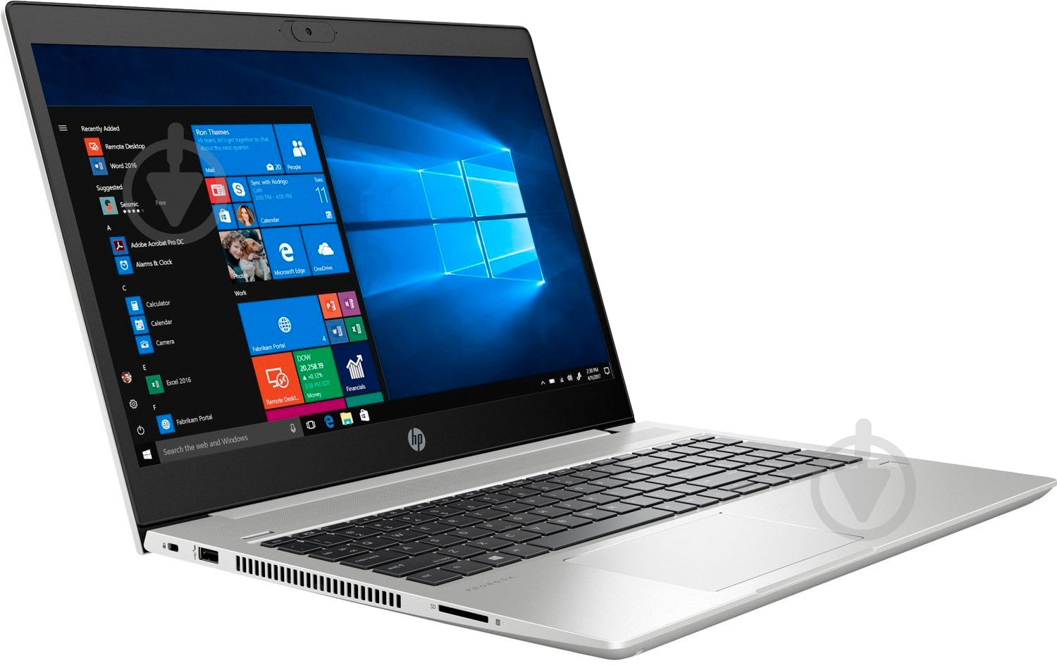 Ноутбук HP ProBook 450 G7 15,6 (8VU61EA) silver - фото 2 Ноутбук HP ProBook 450 G7 15,6 (8VU61EA) silver - фото 2