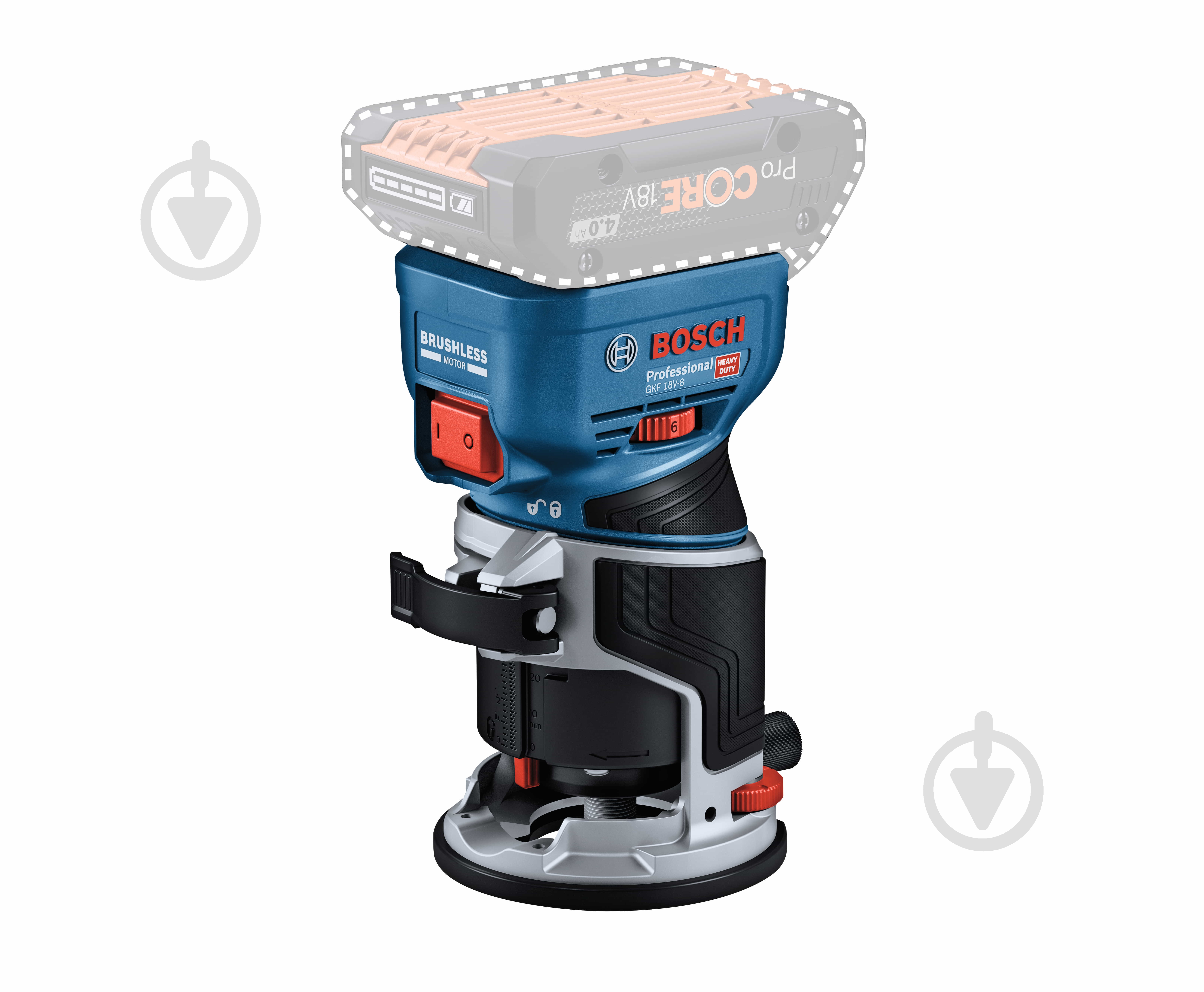 Фрезер Bosch Professional GKF 18V-8 06016C2001 - фото 2