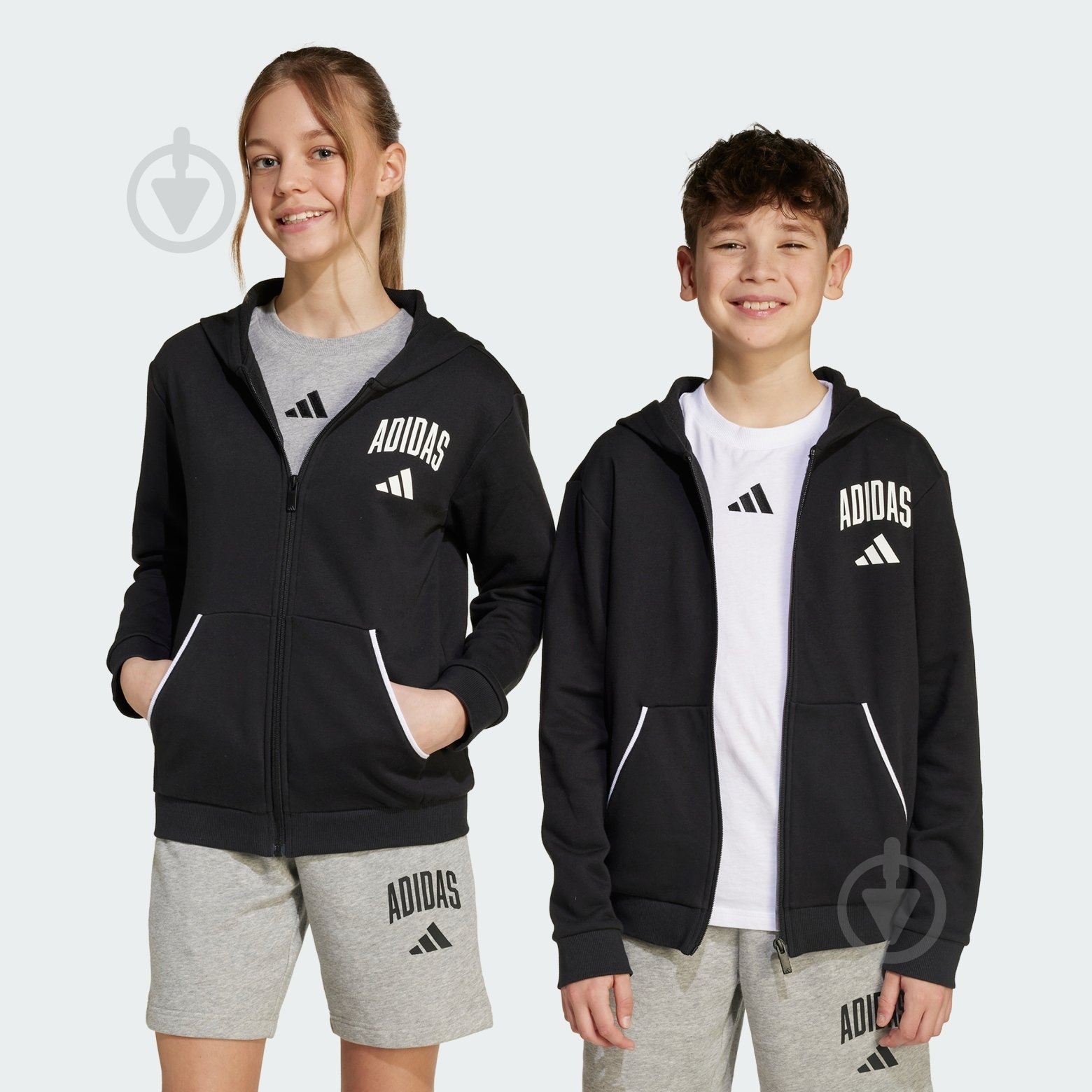 Джемпер Adidas J CLGT FT FZ JM1534 р.152 черный - фото 3 Джемпер Adidas J CLGT FT FZ JM1534 р.152 черный - фото 3