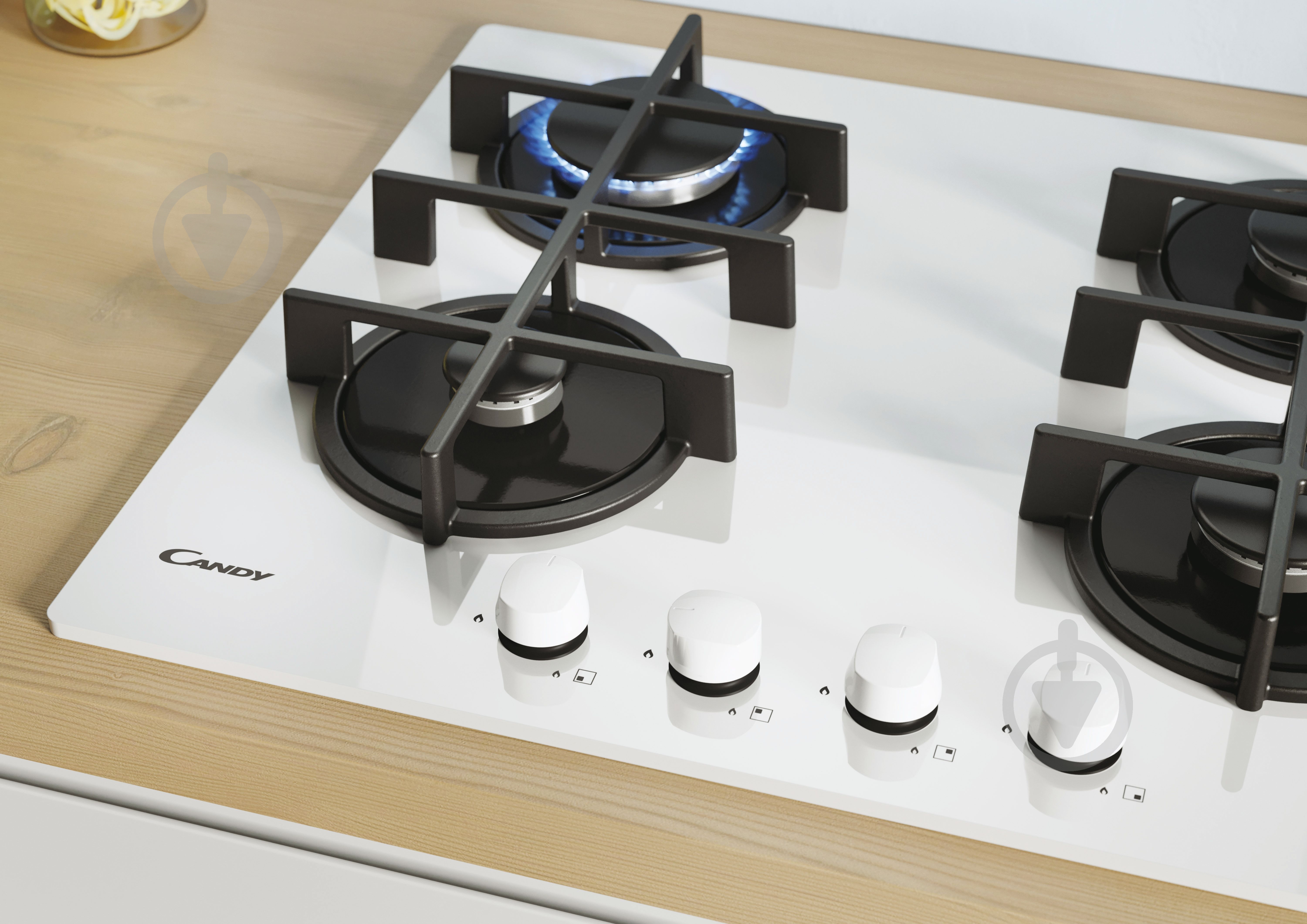 Варочная поверхность газовая Candy CVG6WW - фото 4 Варочная поверхность газовая Candy CVG6WW - фото 4