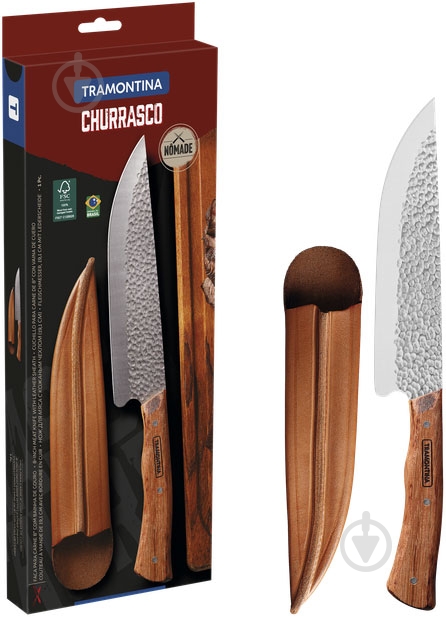 Ніж для м'яса Tramontina Nomade 19,1 см з чохлом 22869/008 - фото 2 Ніж для м'яса Tramontina Nomade 19,1 см з чохлом 22869/008 - фото 2