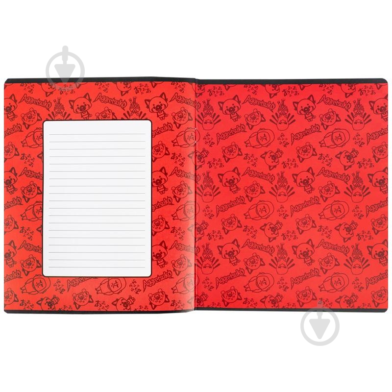 Набір зошитів 24 арк. клітинка Aggretsuko 5 шт. KITE - фото 5