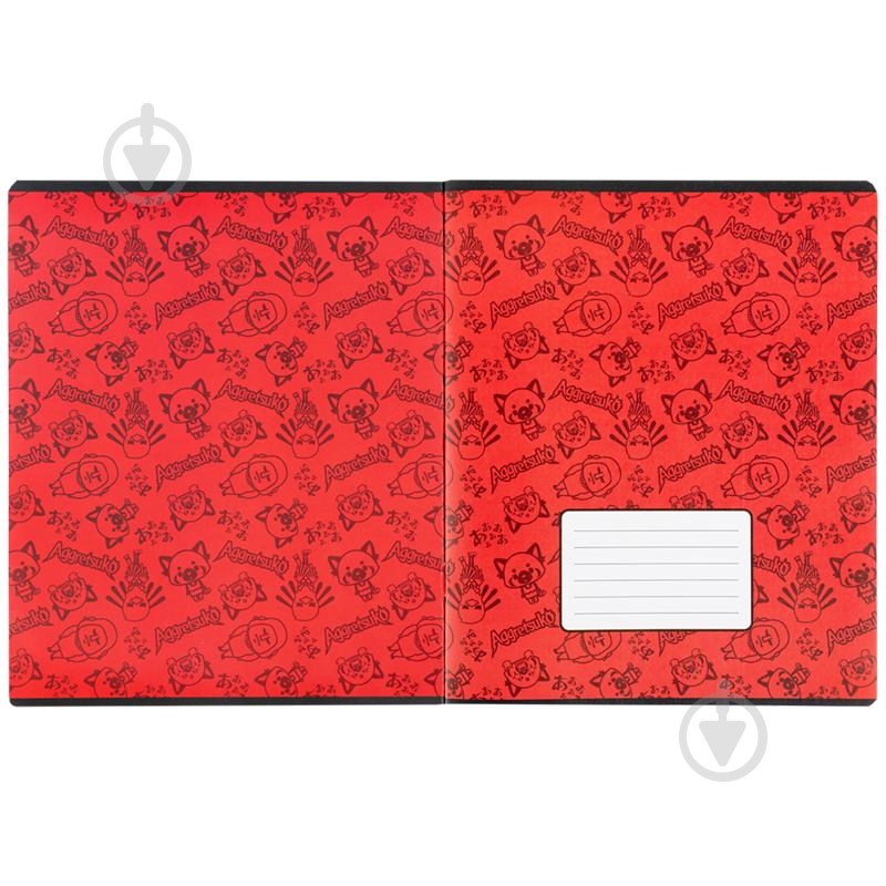 Набір зошитів 24 арк. клітинка Aggretsuko 5 шт. KITE - фото 3