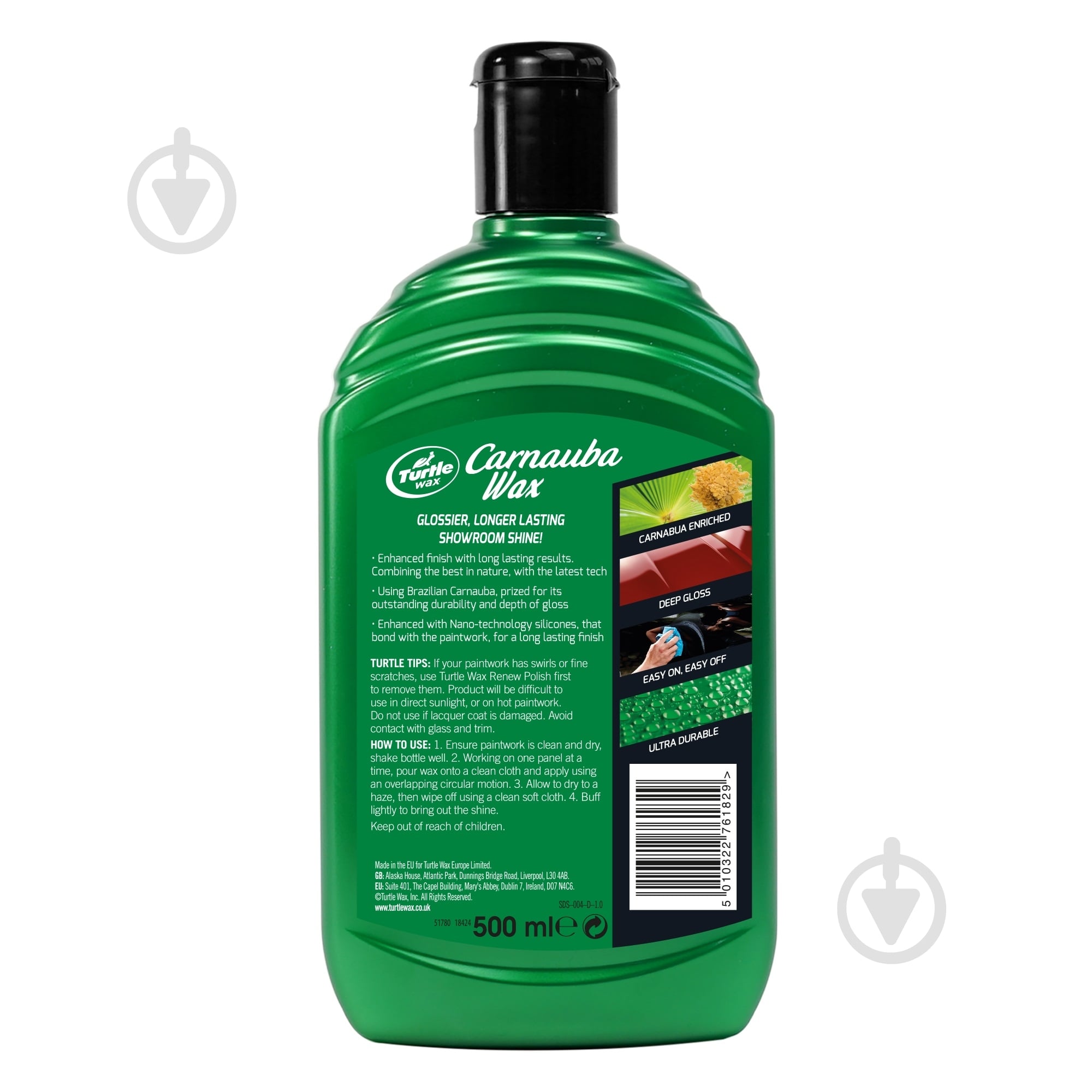 Полироль с карнаубой TURTLE WAX FG7702 мл500 - фото 2