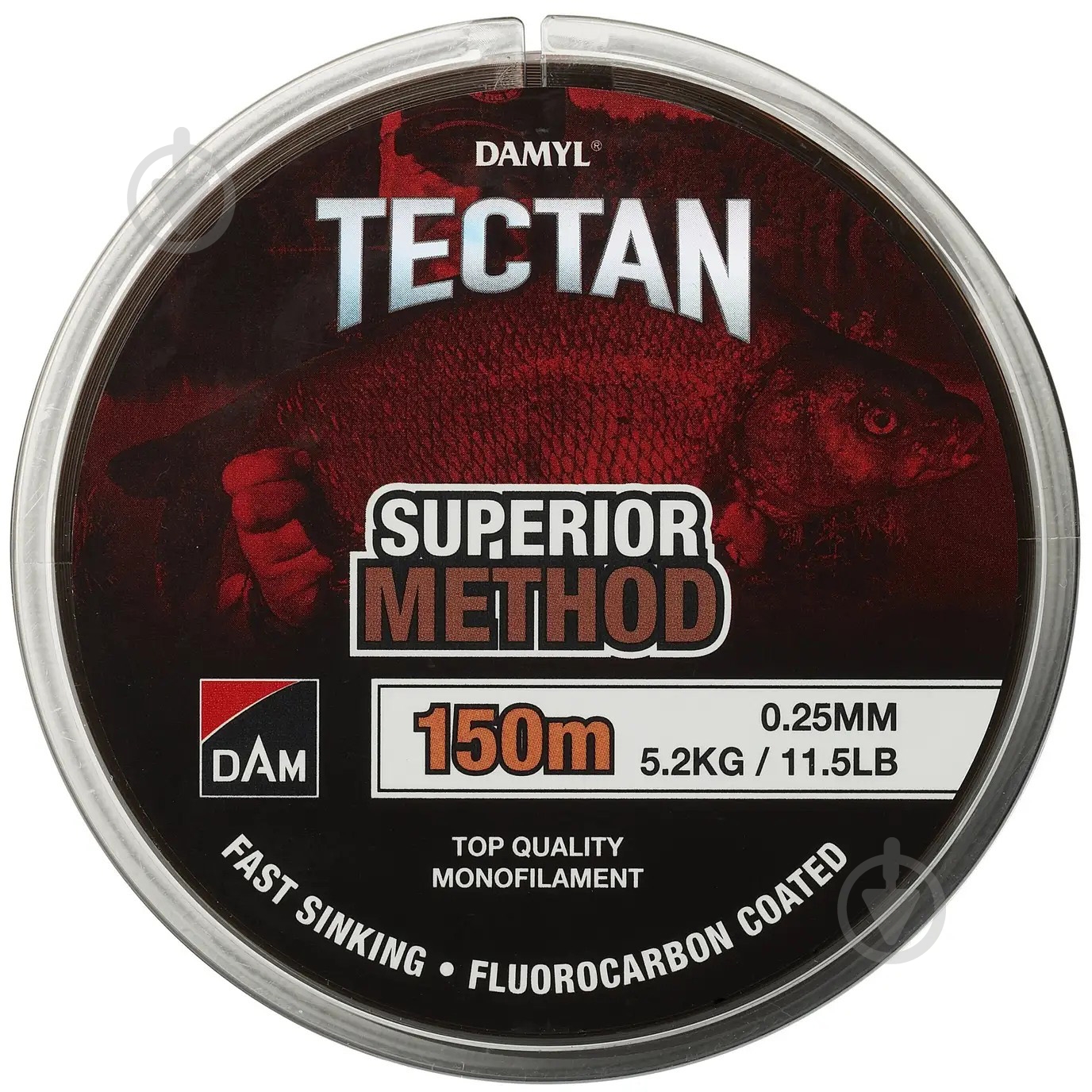 Леска DAM Damyl Tectan Superior FCC Method 150м 0,18мм 2,7кг - фото 1 Леска DAM Damyl Tectan Superior FCC Method 150м 0,18мм 2,7кг - фото 1