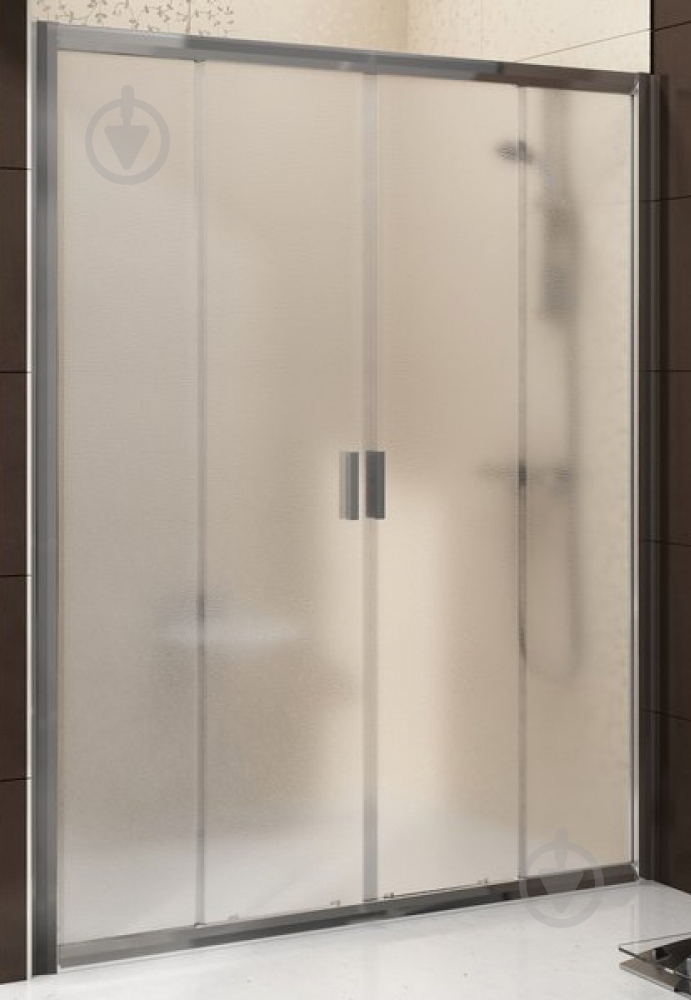 Душевые двери Ravak BLDP4-160 Satin+Glass Transparent - фото 2