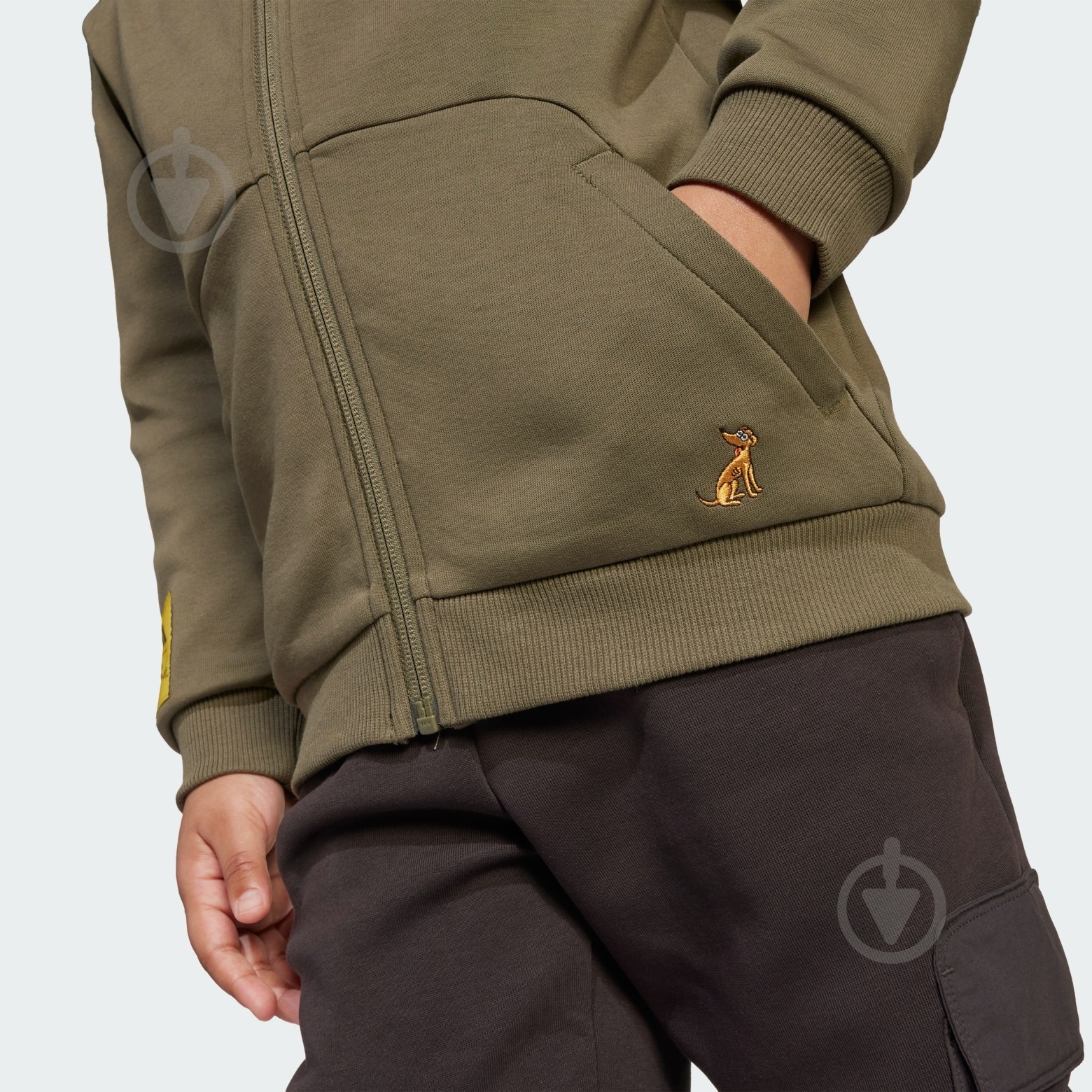Джемпер Adidas LK SIM TT JL9198 р.98 хаки - фото 3