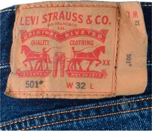 Шорты LEVIS 36512;0052 р. 28 синий - фото 3