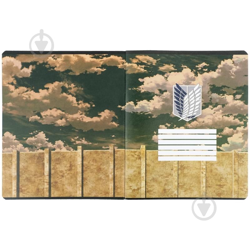 Набір зошитів 24 арк. клітинка Attack on Titan Season 1-3 5 шт. KITE - фото 3