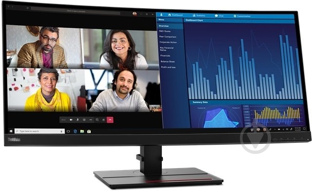 Монитор Lenovo 34,14" (62DCRAT3UA) - фото 2