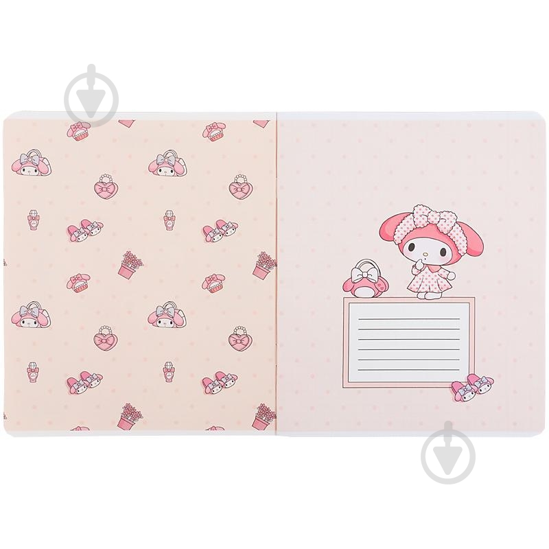 Набір зошитів 24 арк. клітинка Kuromi 5 шт. KITE - фото 3