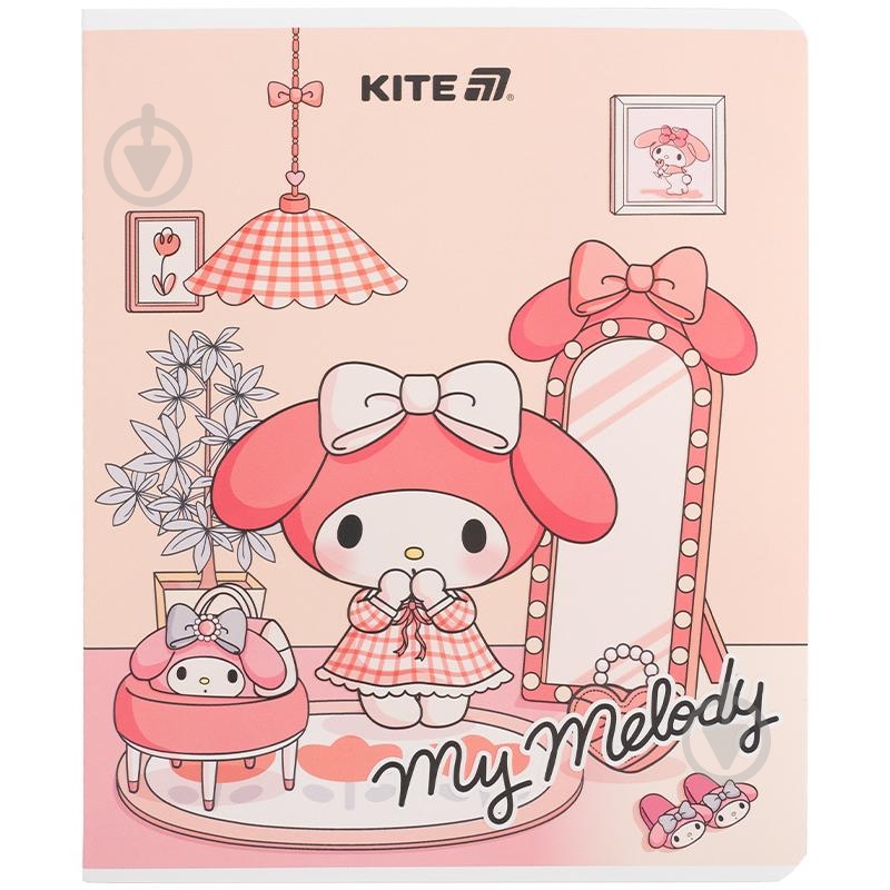 Набір зошитів 24 арк. клітинка Kuromi 5 шт. KITE - фото 2