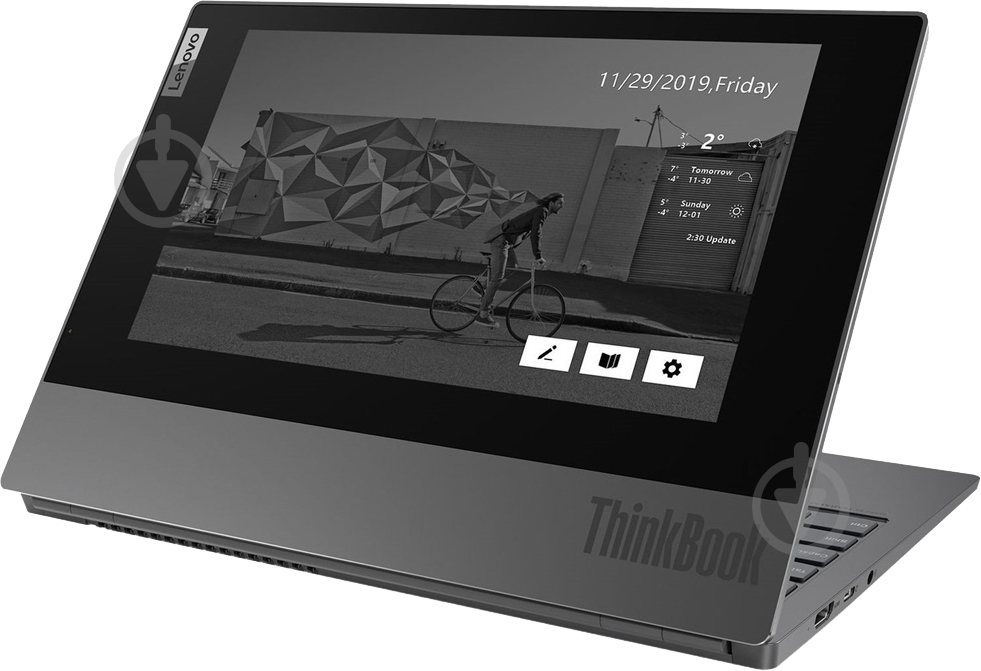 Ноутбук Lenovo ThinkBook Plus IML 13,3 (20TG005ARA) grey - фото 2