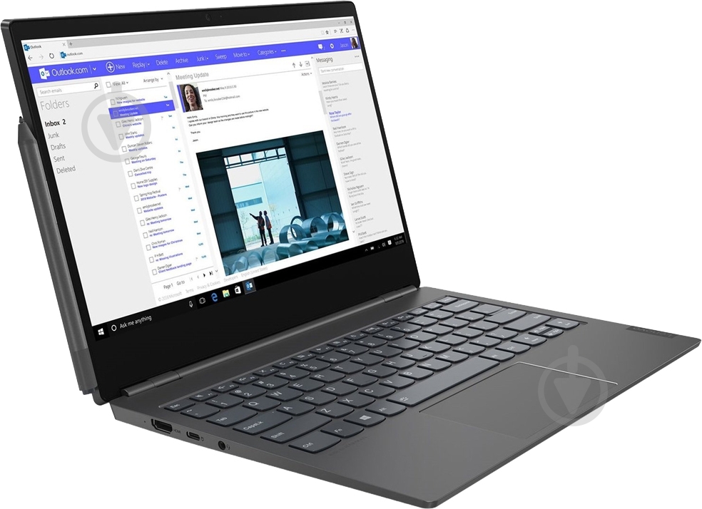 Ноутбук Lenovo ThinkBook Plus IML 13,3 (20TG005ARA) grey - фото 11