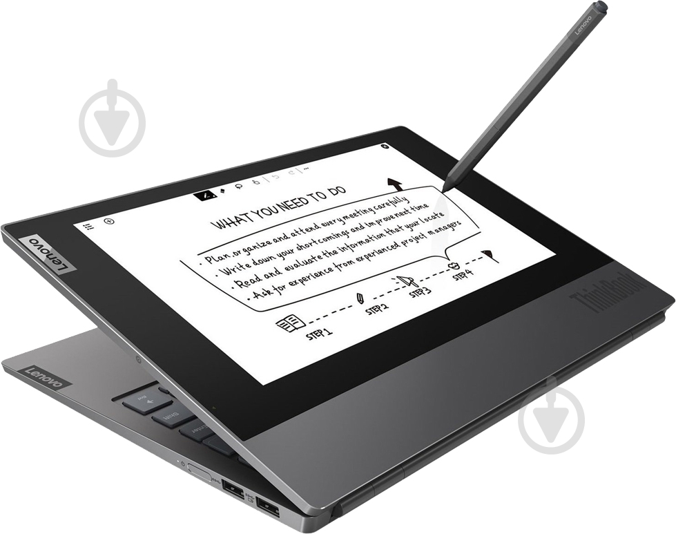 Ноутбук Lenovo ThinkBook Plus IML 13,3 (20TG005ARA) grey - фото 8