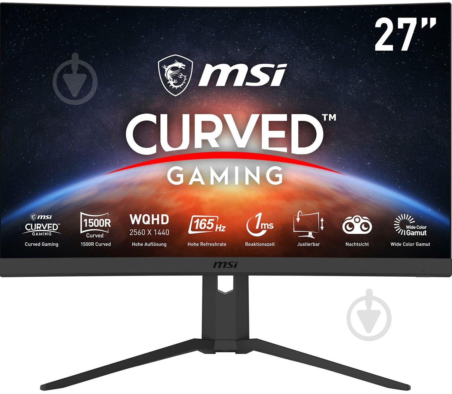 Монитор MSI 27" (OPTIX G27CQ4P) - фото 1