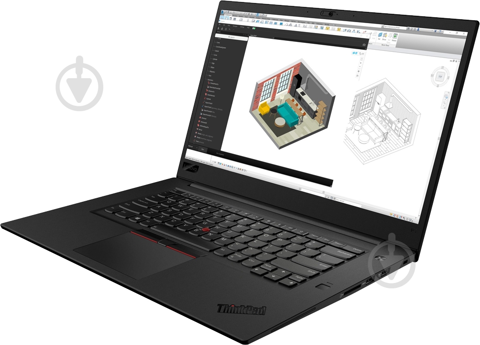Ноутбук Lenovo ThinkPad P1 15,6 (20TH000NRT) black - фото 4 Ноутбук Lenovo ThinkPad P1 15,6 (20TH000NRT) black - фото 4