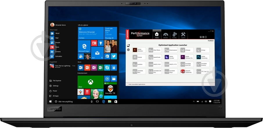 Ноутбук Lenovo ThinkPad P1 15,6 (20TH000NRT) black - фото 10 Ноутбук Lenovo ThinkPad P1 15,6 (20TH000NRT) black - фото 10