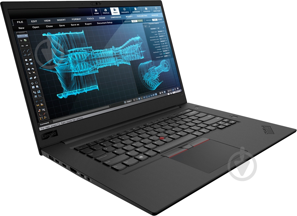 Ноутбук Lenovo ThinkPad P1 15,6 (20TH000NRT) black - фото 7 Ноутбук Lenovo ThinkPad P1 15,6 (20TH000NRT) black - фото 7