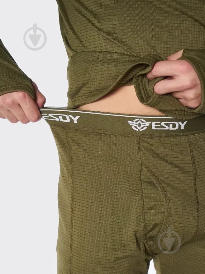 Термобілизна ESDY "Кубік" JA-09-1 р.М оливковий - фото 4 Термобілизна ESDY "Кубік" JA-09-1 р.М оливковий - фото 4