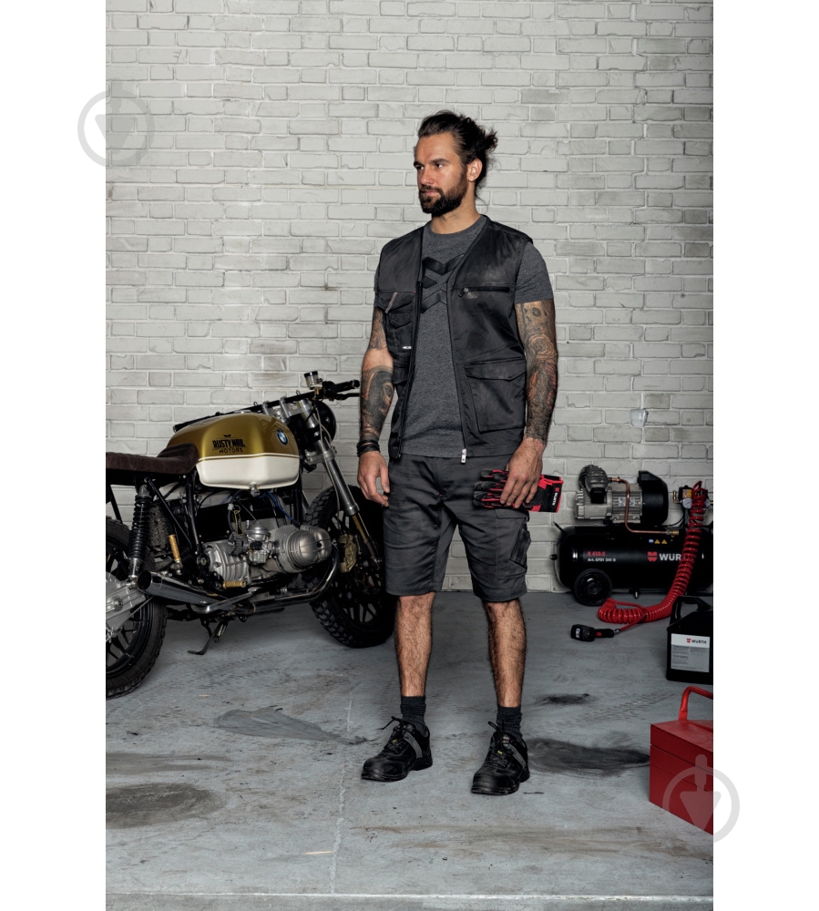 Жилет рабочий WURTH Modyf Stretch X р. M M402118001 антрацит - фото 6