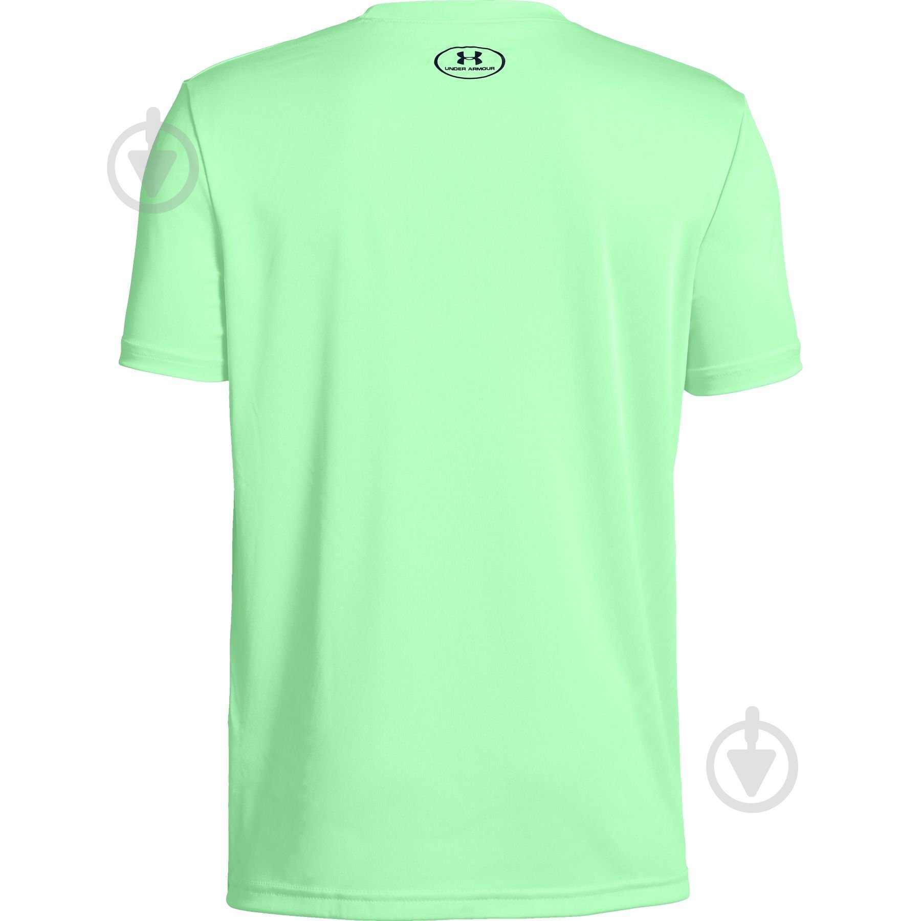 Футболка Under Armour Tech Big Logo Solid Tee 1331687-375 р.M зеленый - фото 2