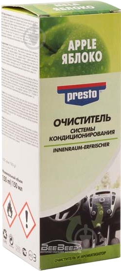 Очиститель кондиционера PRESTO яблоко - фото 3