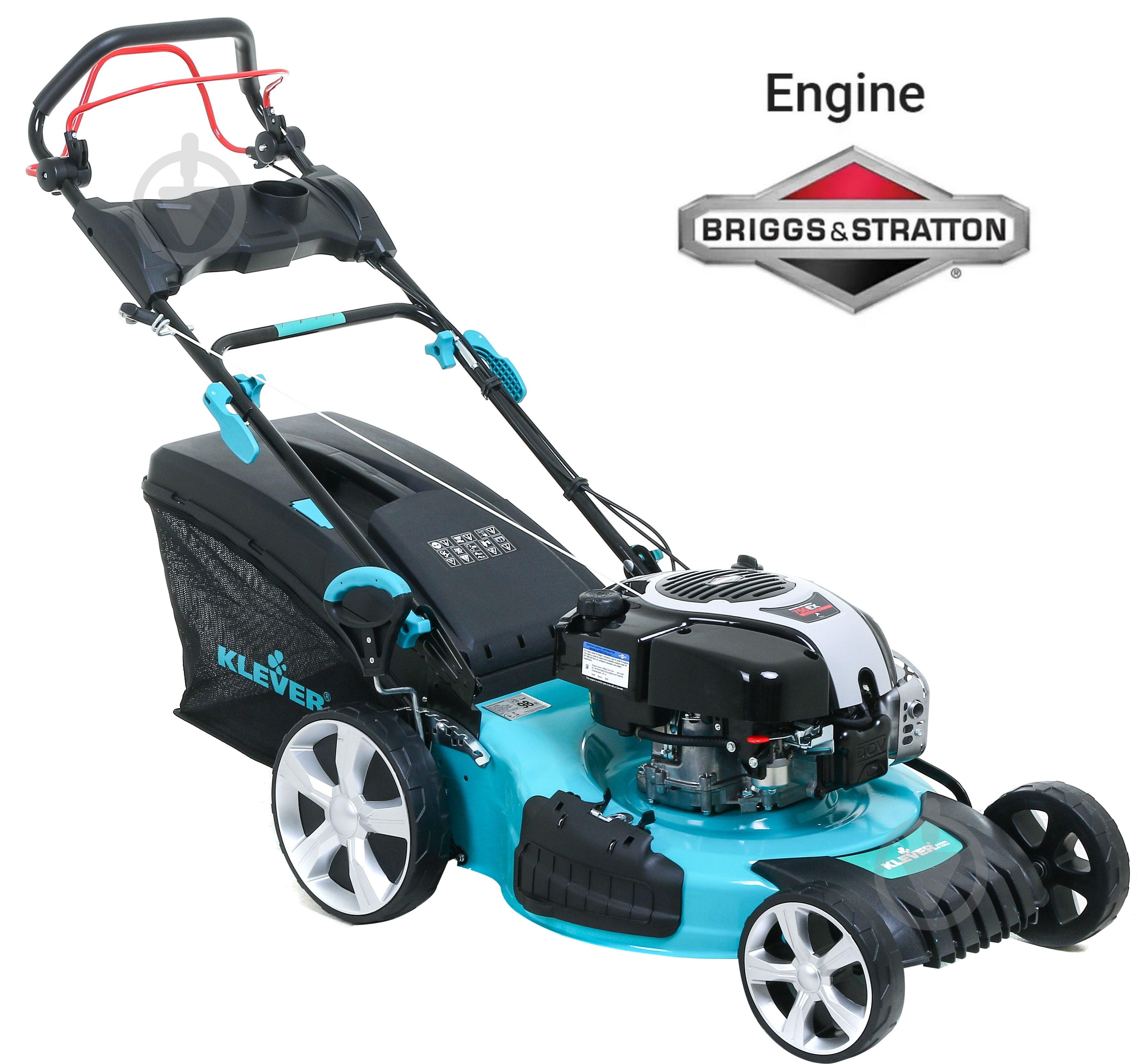 ᐉ Газонокосилка бензиновая Klever Briggs&Stratton 750EX • Купить