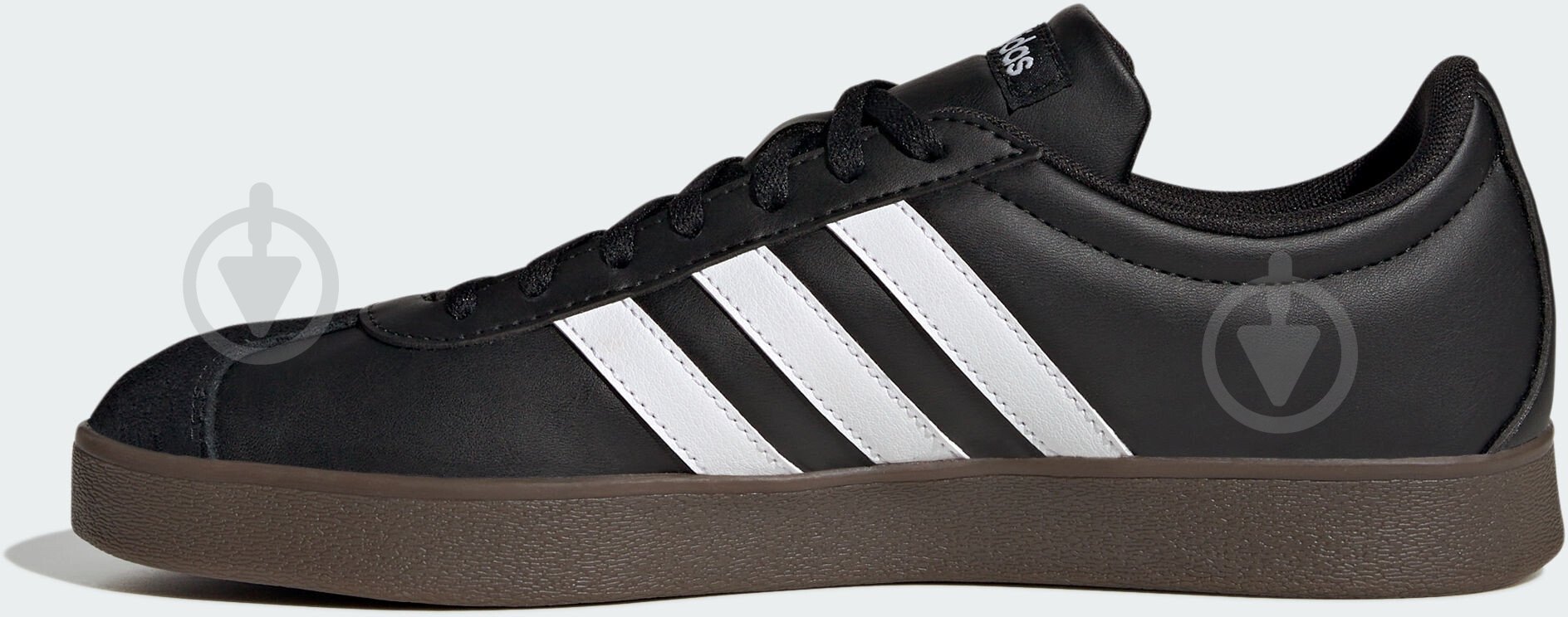 Кросівки чоловічі демісезонні Adidas VL COURT BASE ID3712 р.46 2/3 чорні - фото 2