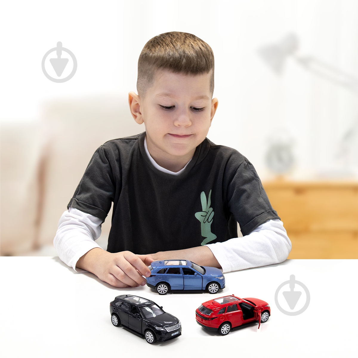 Автомодель TechnoDrive land rover range rover velar синий 1:32 250308 - фото 10