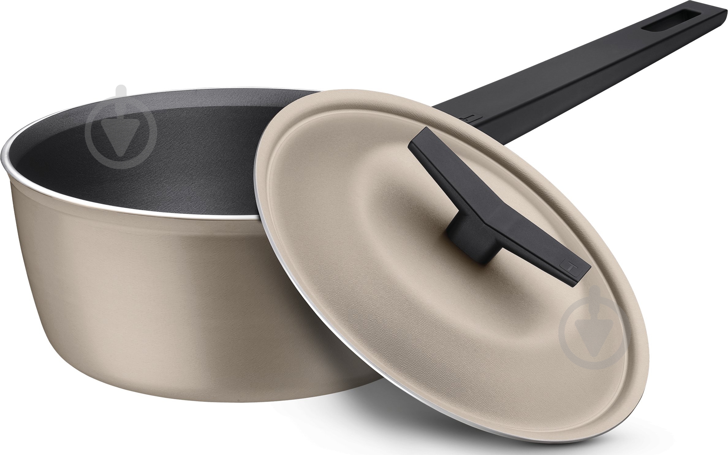 Ківш з кришкою Tramontina Spezia 2,4 л Sand (28373/320) - фото 2 Ківш з кришкою Tramontina Spezia 2,4 л Sand (28373/320) - фото 2