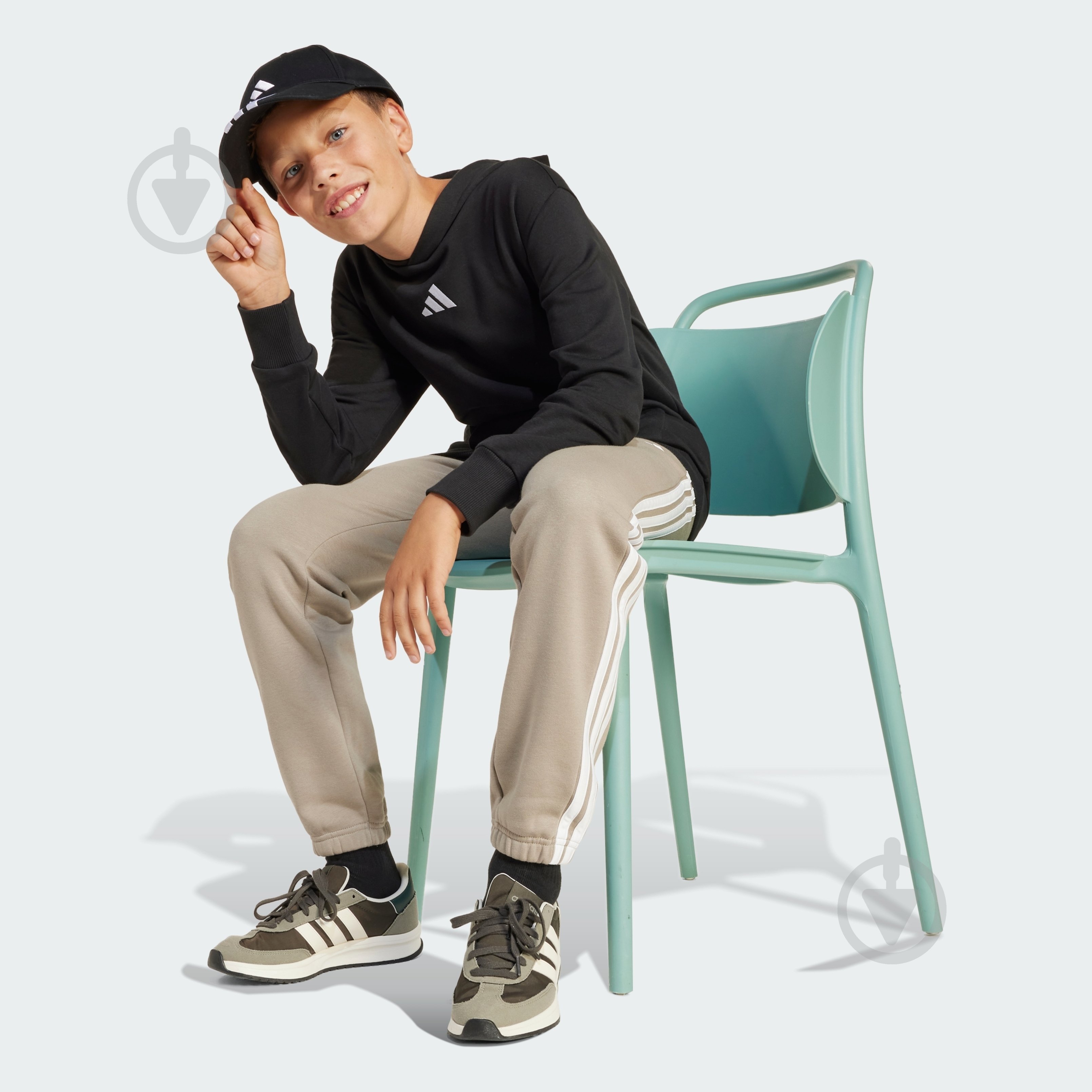 Джемпер Adidas J SL FL HD 225 JC9772 р.140 чорний - фото 7 Джемпер Adidas J SL FL HD 225 JC9772 р.140 чорний - фото 7