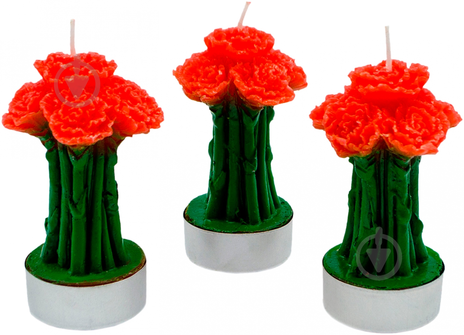 Свеча букет цветов 2804 - фото 1 Свеча букет цветов 2804 - фото 1