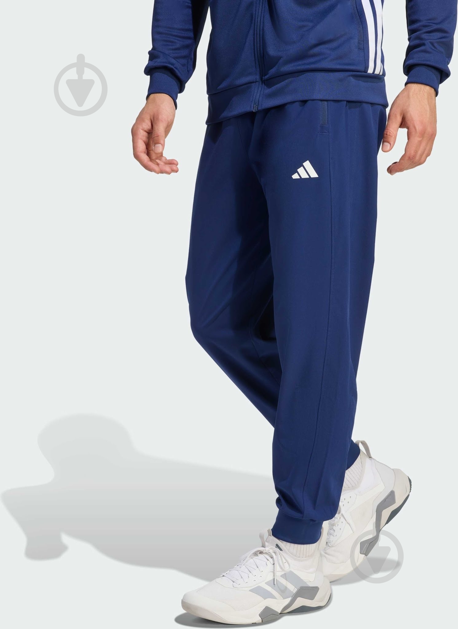Брюки Adidas We Flex Wv Pt Dkblue KD2840 р. M синий - фото 1