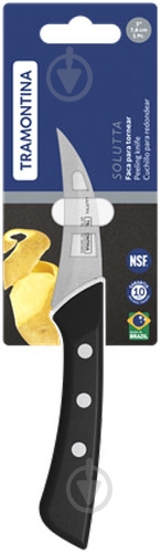 Нож для чистки овощей Tramontina Solutta 7,6 см 24250/103 - фото 2 Нож для чистки овощей Tramontina Solutta 7,6 см 24250/103 - фото 2